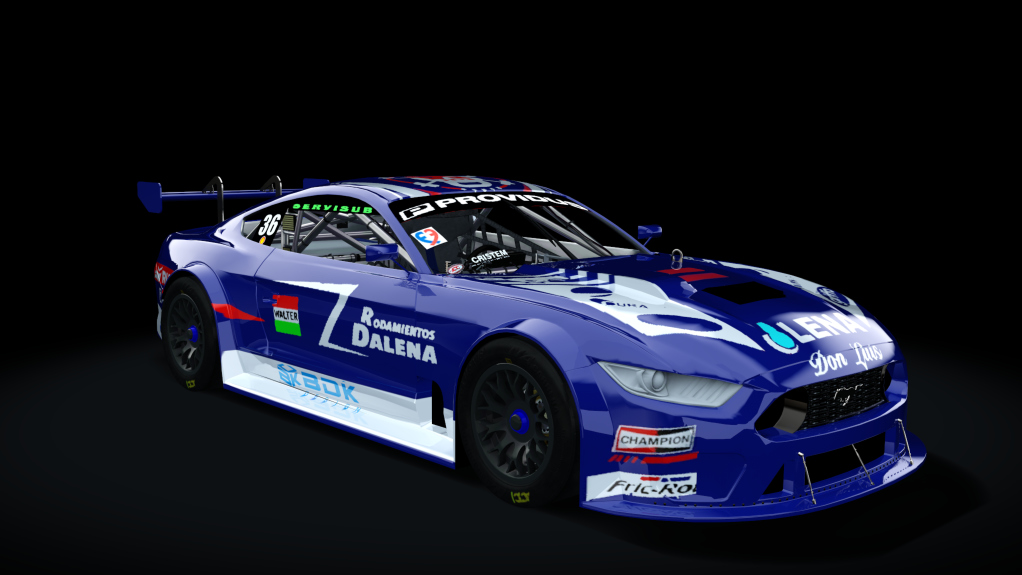 TC NG Ford Mustang 2025, skin 36 - Emiliano Spataro