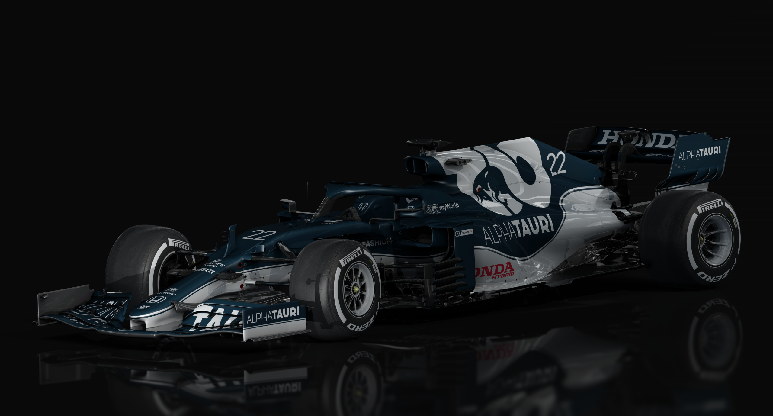 Formula Hybrid 2021, skin 22_Scuderia_AlphaTauri_AT02