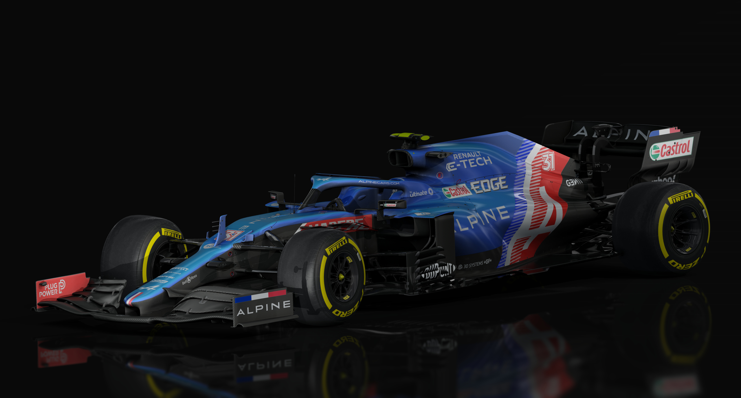 Formula Hybrid 2021, skin 31_Alpine_Ocon