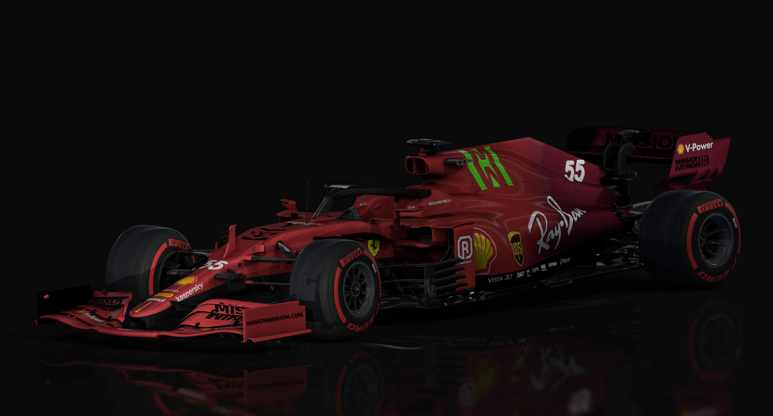 Formula Hybrid 2021, skin 55_Ferrari_SF21_MW