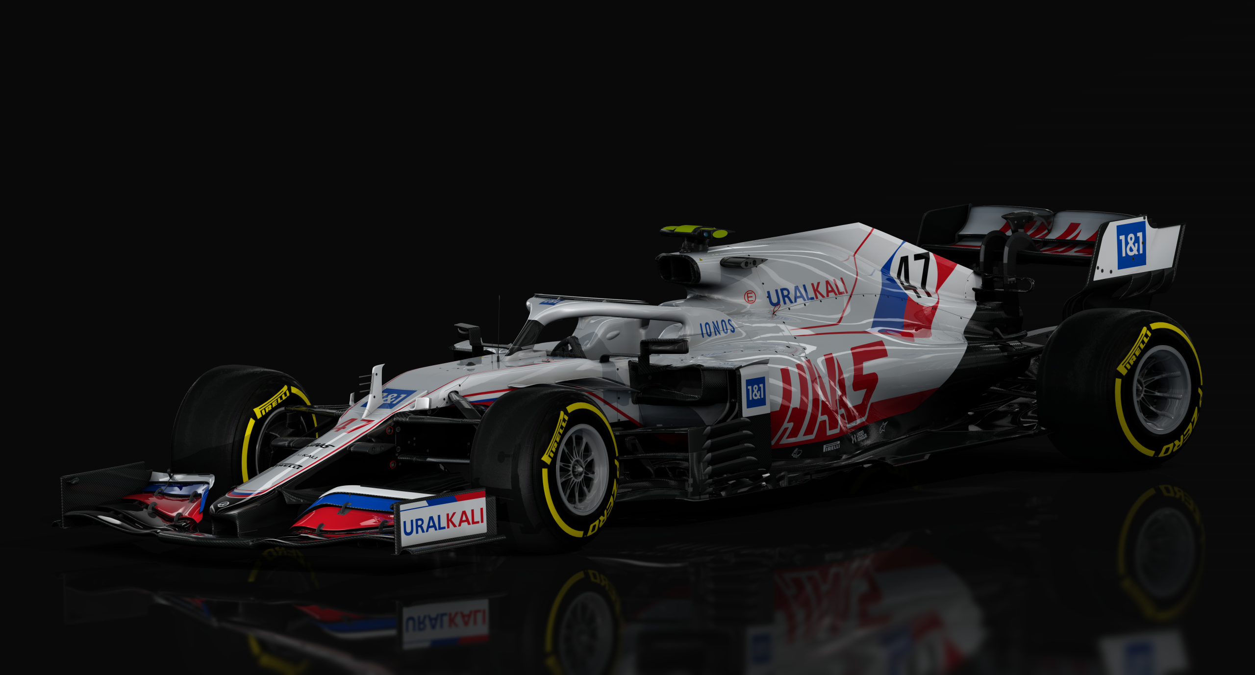 Formula Hybrid 2021, skin Haas_VF21_47_Schumacher_4KHD
