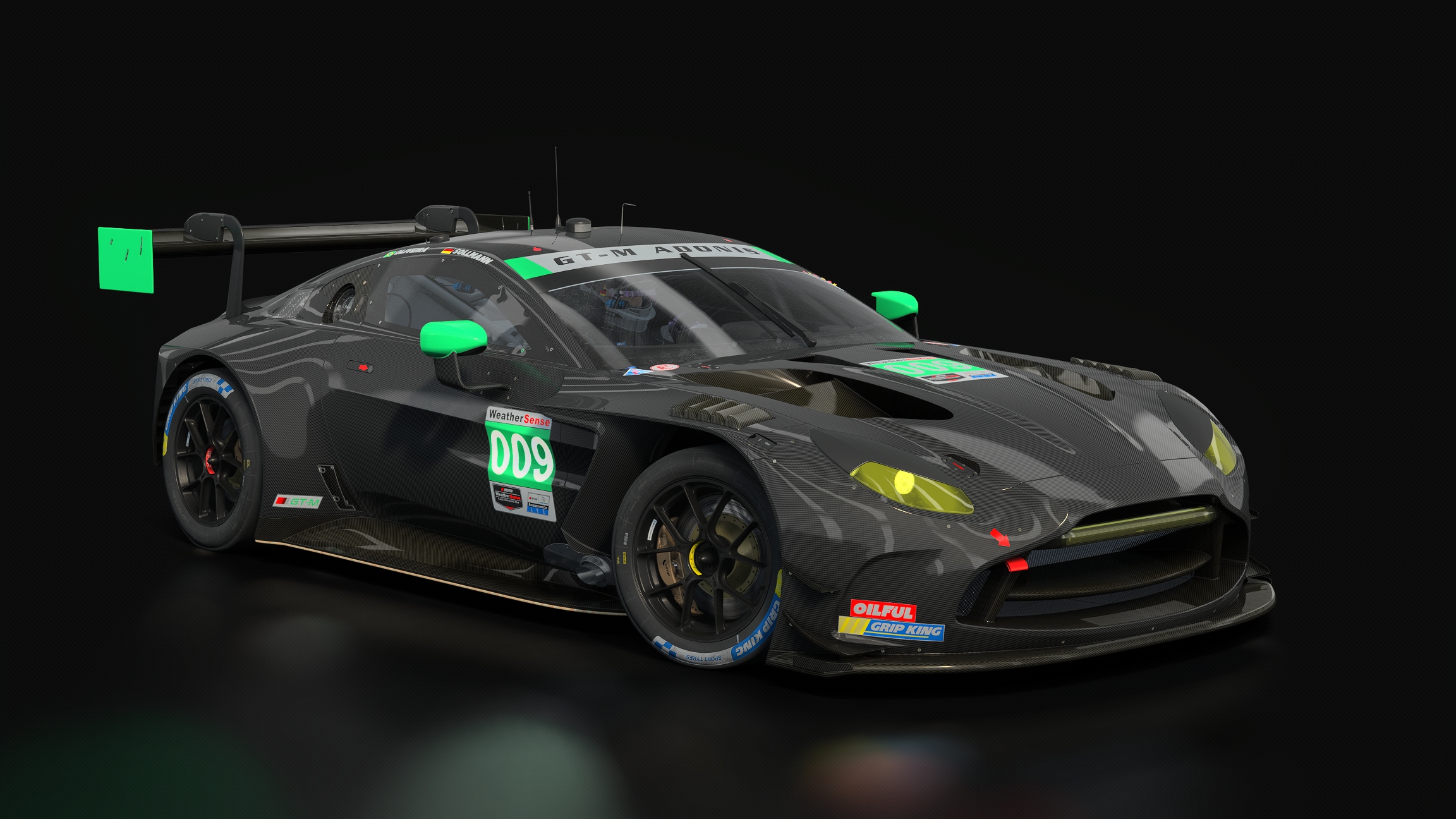 GT-M Adonis V8 Evo, skin 05_carbon_009