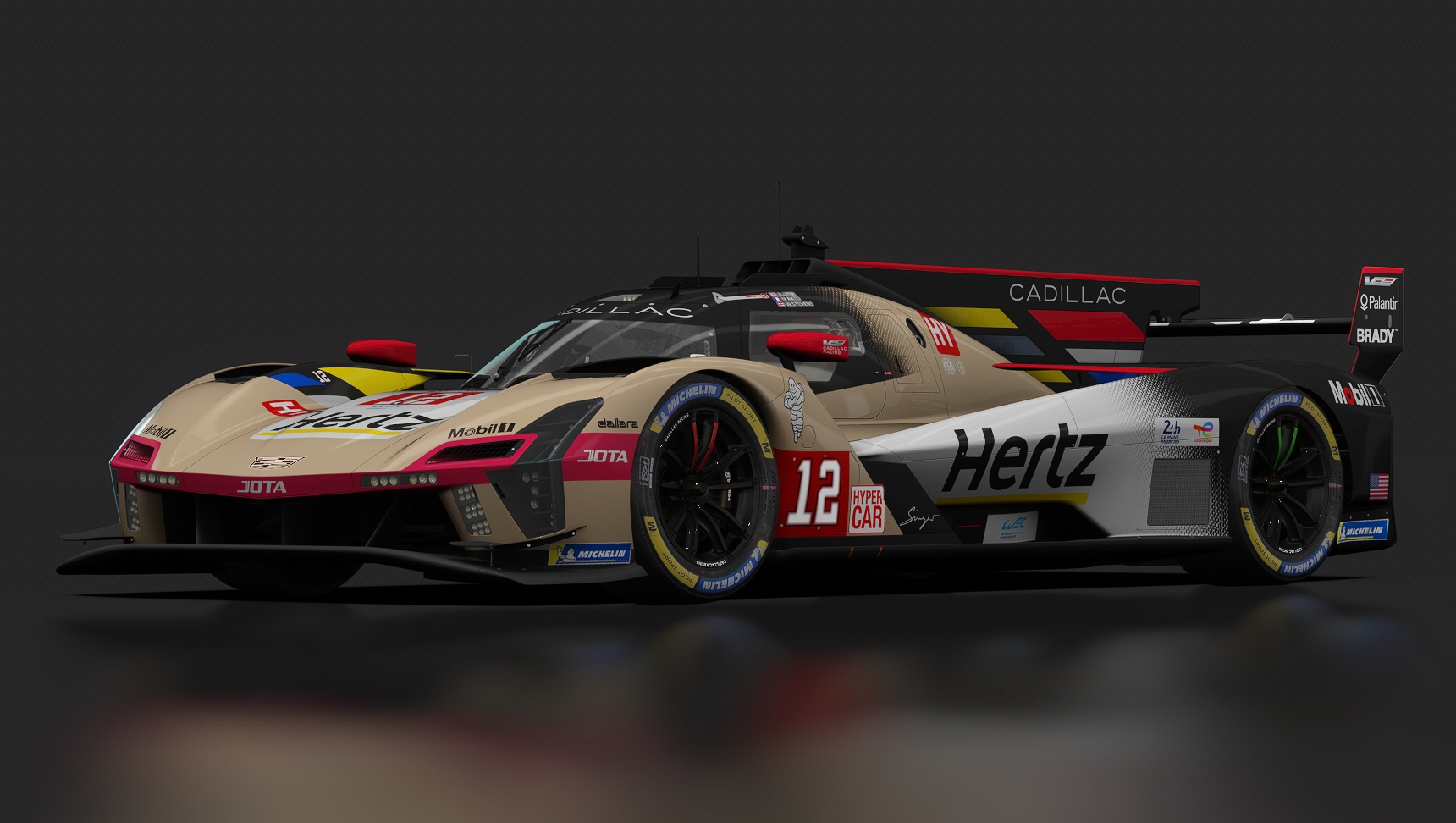 Cadillac V-Series.R, skin 2025_WEC_JOTA#12_LEMANS