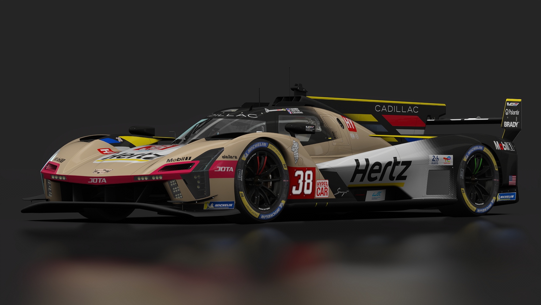 Cadillac V-Series.R, skin 2025_WEC_JOTA#38_LEMANS