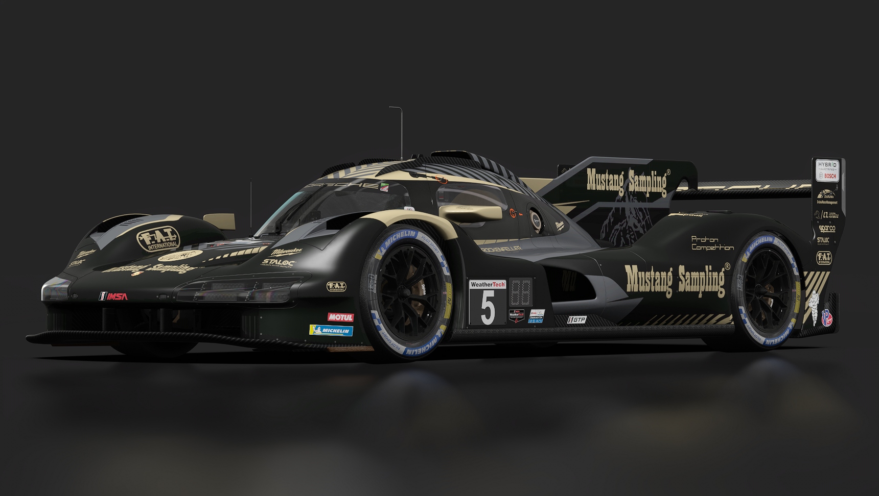 Porsche 963 GTP, skin 2024_IMSA_Proton_5