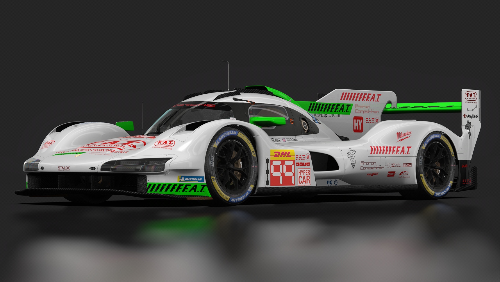 Porsche 963 GTP, skin 2024_WEC_Proton_99_Fuji