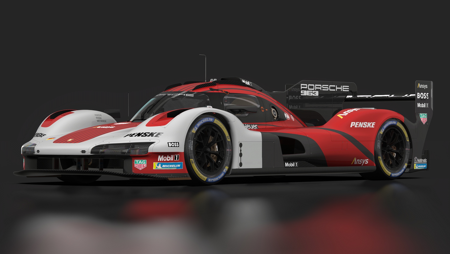 Porsche 963 GTP, skin TEST_Porsche_Goodwood