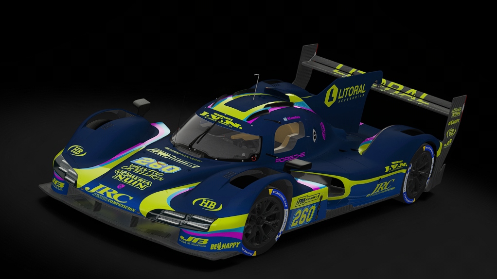 Porsche 963 GTP, skin Valentino Castellarin