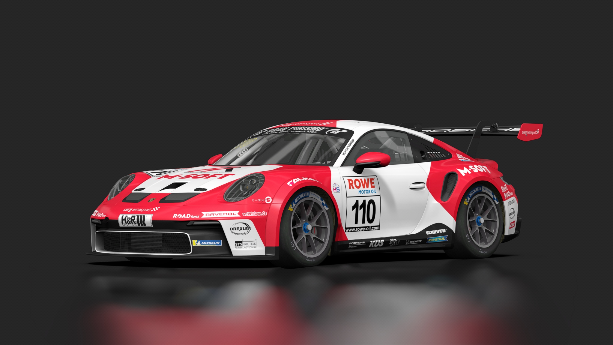 Porsche 911 (992) GT3 Cup, skin NLS_110_sorg_rennsport