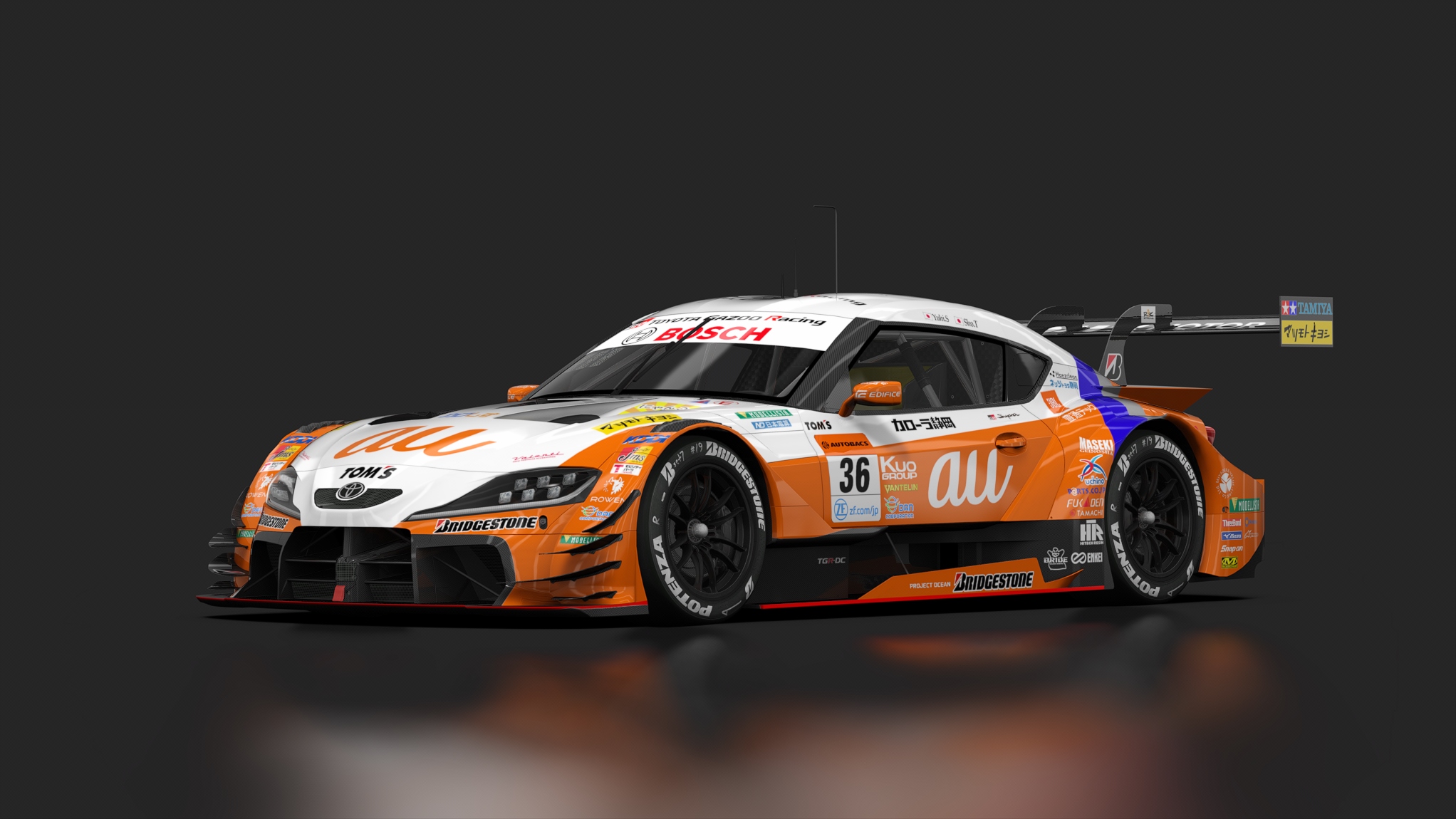 Toyota GR Supra GT500, skin 2021_36_TOM'S_AU