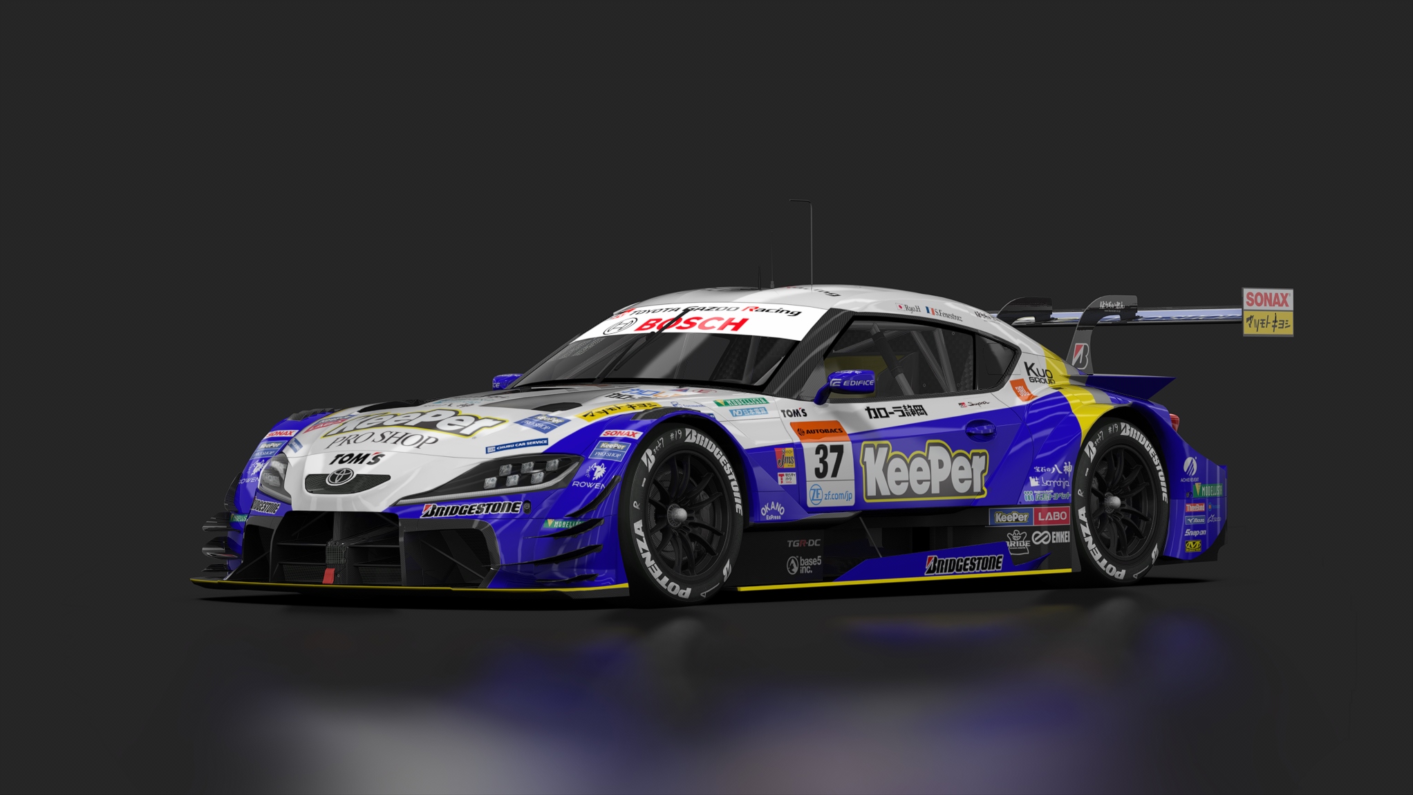 Toyota GR Supra GT500, skin 2021_37_TOM'S_KeePer