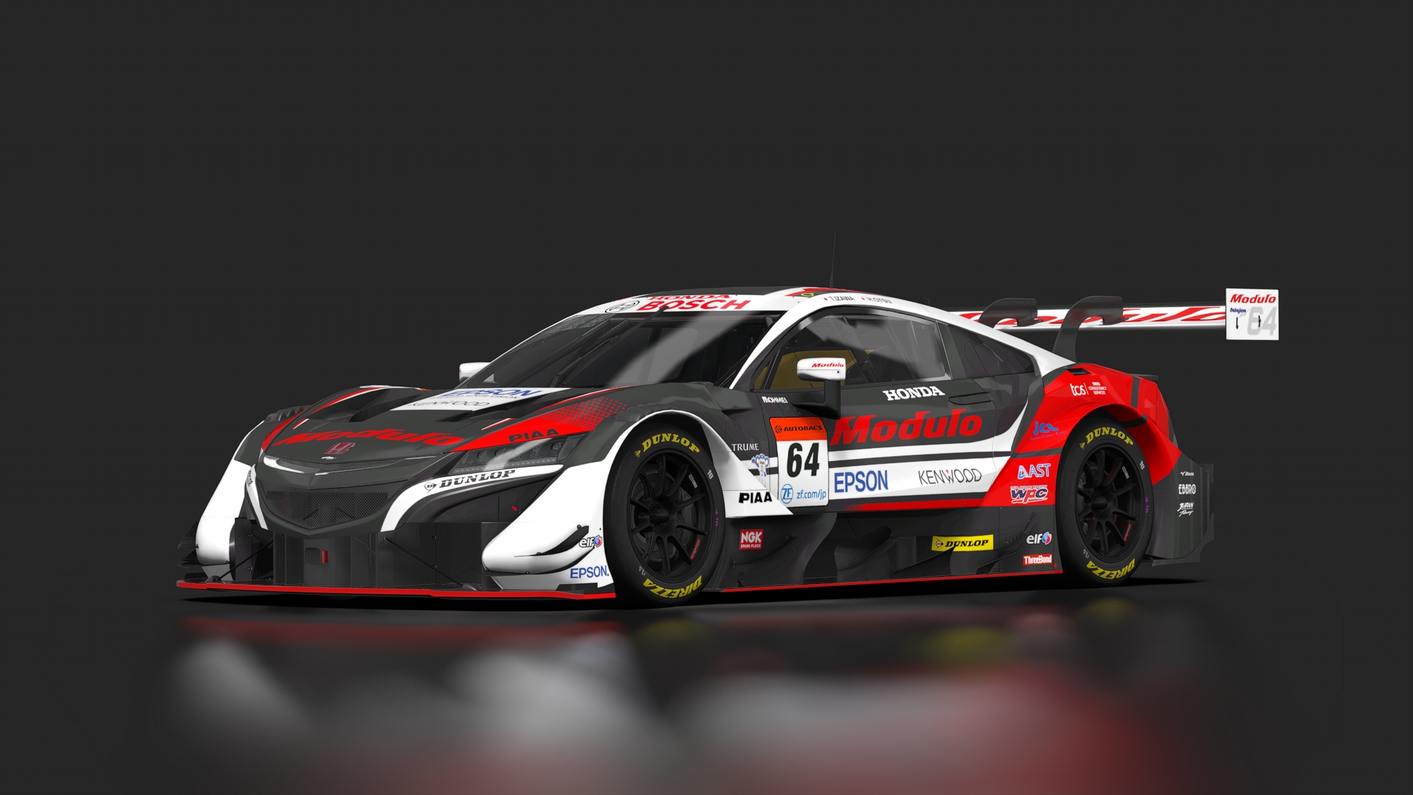 Honda NSX-GT, skin 2021_64_Modulo_Nakajima