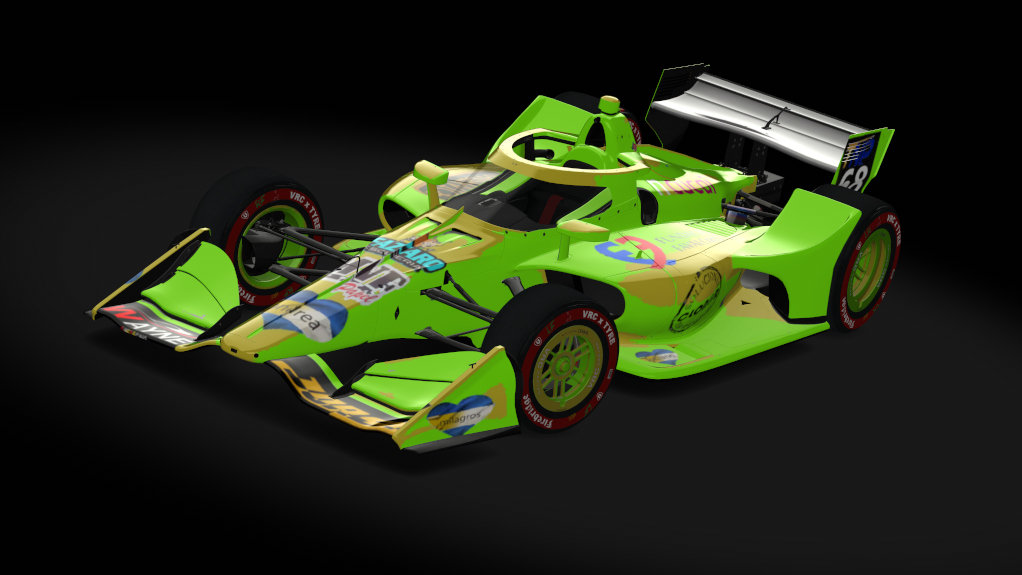 VRC Formula North America 2021 (Road Kit), skin TNP INDY #68 G.DUARTE - T14